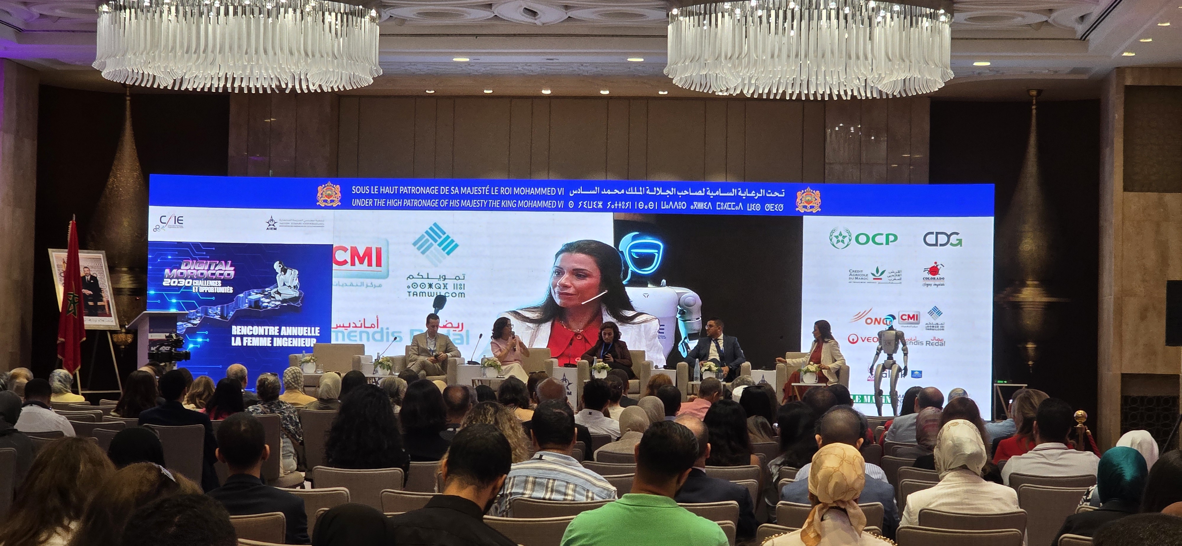 AYA Robot at Women Engineers Meeting